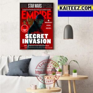 Nick Fury On Empire Magazine Cover For Secret Invasion Of Marvel Studios Art Decor Poster Canvas