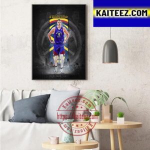 Nikola Jokic Is The Most All-NBA Selections In Denver Nuggets History Art Decor Poster Canvas