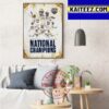 Notre Dame Fighting Irish Lacrosse To Advance To The National Championship Art Decor Poster Canvas