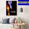 Official Disney Pixar Elemental New Poster Art Decor Poster Canvas