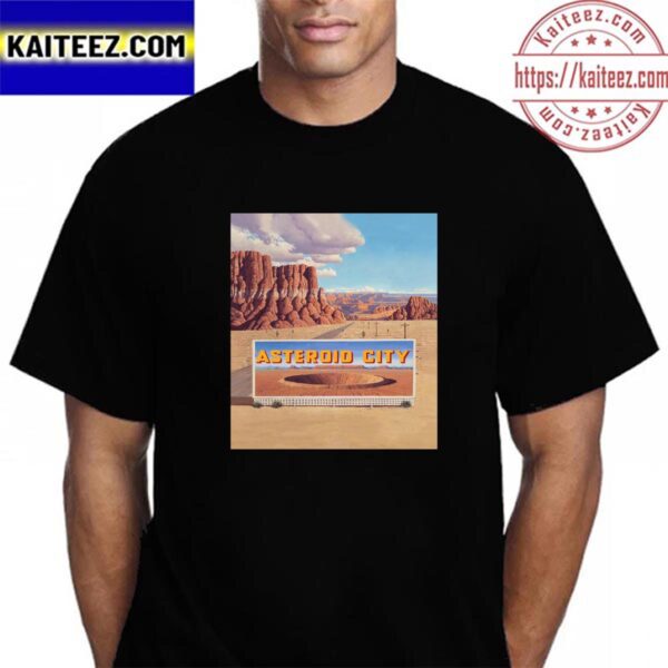 Official Poster For Asteroid City Of Wes Anderson Vintage T-Shirt