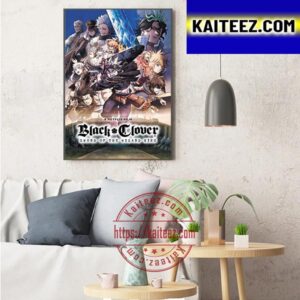 Official Poster For Black Clover Sword Of The Wizard King Art Decor Poster Canvas