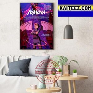 Official Poster For Nimona Art Decor Poster Canvas