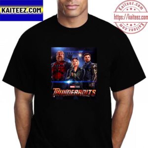 Official Poster For Thunderbolts Of Marvel Studios Vintage T-Shirt