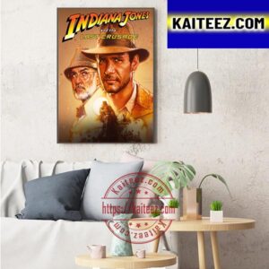 Official Poster Indiana Jones And The Last Crusade Art Decor Poster Canvas