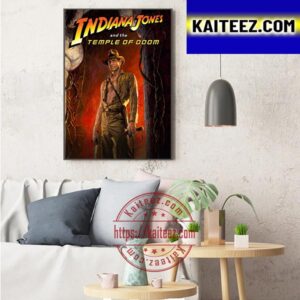 Official Poster Indiana Jones And The Temple Of Doom Art Decor Poster Canvas