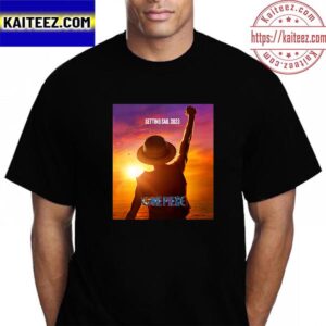 Official Poster One Piece Live Action Setting Sail 2023 Vintage T-Shirt