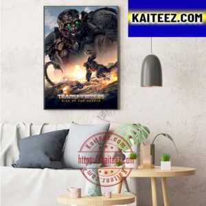 Optimus Primal In Transformers Rise Of The Beasts 2023 New Poster Art Decor Poster Canvas
