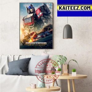 Optimus Prime In Transformers Rise Of The Beasts 2023 New Poster Art Decor Poster Canvas