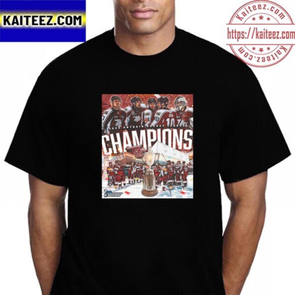 Peterborough Petes Are 2023 Ontario Hockey League Champions Vintage T-Shirt