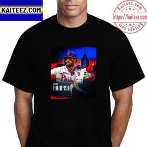 Philadelphia Phillies Bryce Harper Is Back In MLB Vintage T-Shirt