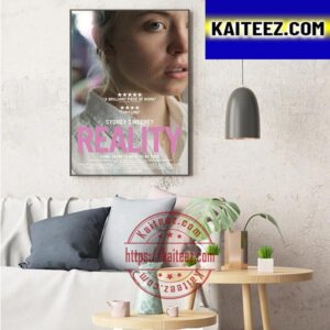 Reality New Poster With Starring Two-Time Emmy Nominee Sydney Sweeney Art Decor Poster Canvas