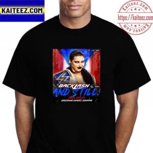 Rhea Ripley And Still SmackDown Womens Champion At WWE Backlash Vintage T-Shirt