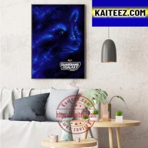 Rocket Raccoon Galaxy New Poster For Guardians Of The Galaxy Vol 3 Of Marvel Studios Art Decor Poster Canvas