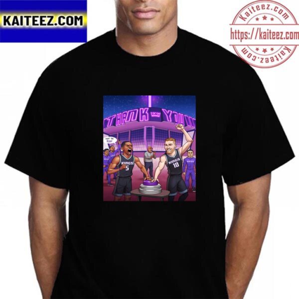 Sacramento Kings Lighting The Beam For A Magical Season Vintage T-Shirt