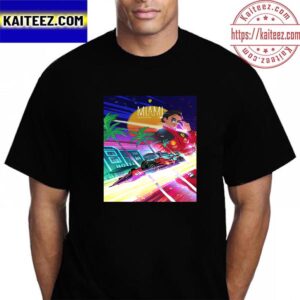 Scuderia Ferrari F1 Miami Grand Prix Official Poster Vintage T-Shirt