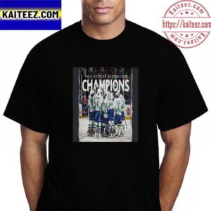 Seattle Thunderbirds 2023 Western Conference Champions Vintage T-Shirt