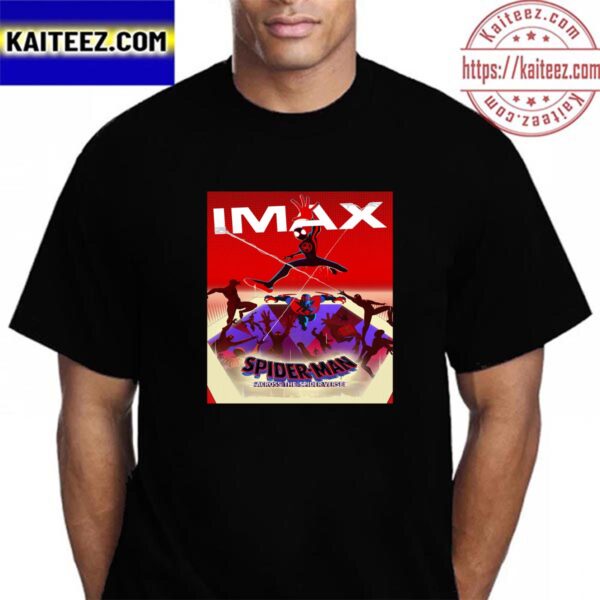 Spider Man Across The Spider Verse IMAX Poster Vintage T-Shirt