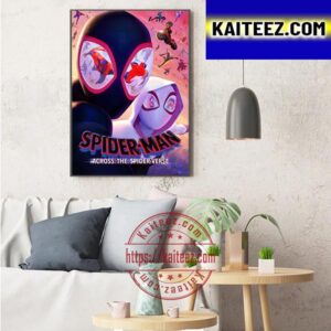 Spider Man Across The Spider Verse New Poster Art Decor Poster Canvas
