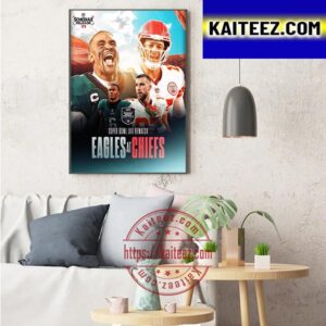 Super Bowl LVII Rematch Week 11 On Monday Night Football For 2023 NFL Schedule Release Art Decor Poster Canvas