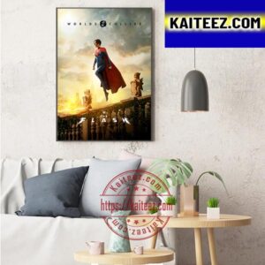Supergirl In The Flash Worlds Collide New Poster Movie Art Decor Poster Canvas