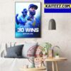 Tampa Bay Rays Is The First Team To 30 Wins Art Decor Poster Canvas