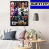 The 2022 2023 Kia NBA All Defensive Second Team Art Decor Poster Canvas