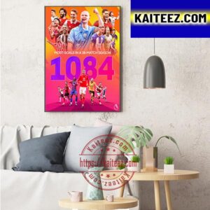 The 2022-2023 Season Had The Most Goals In A 38 Match Season Art Decor Poster Canvas