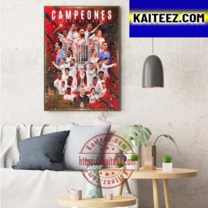 The 2023 Copa del Rey Champions Are Real Madrid Art Decor Poster Canvas