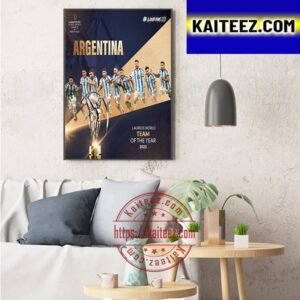 The 2023 Laureus World Team Of The Year Award Winners Are Argentina Art Decor Poster Canvas