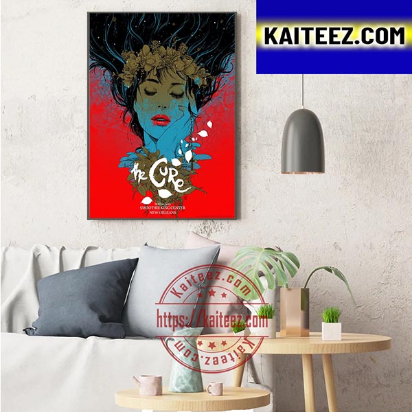 The Cure New Orleans Event Poster May 10 Art Decor Poster Canvas Kaiteez