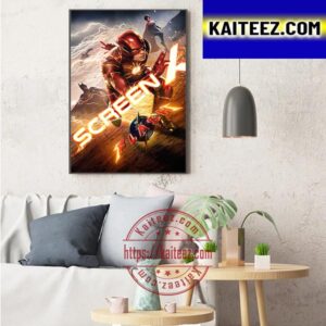 The Flash 2023 ScreenX Poster Art Decor Poster Canvas