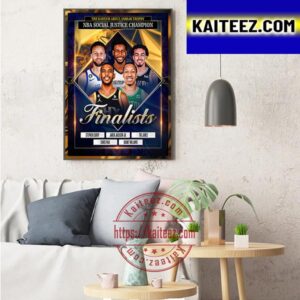 The Kareem Abdul-Jabbar Trophy 2022-23 NBA Social Justice Champion Award Art Decor Poster Canvas