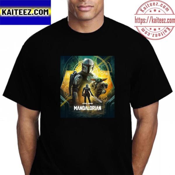 The Mandalorian Of Star Wars Inspired Art By Fan Vintage T-Shirt