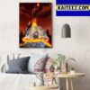 The Miami Heat Will Face The Denver Nuggets In The 2023 NBA Finals Art Decor Poster Canvas