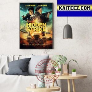 The Official Poster Of Hidden Strike With Starring Jackie Chan And John Cena Art Decor Poster Canvas
