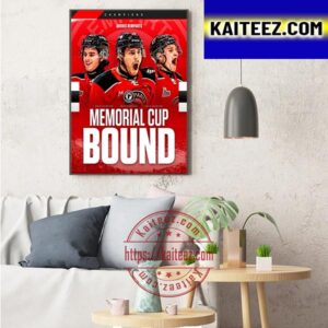The Quebec Remparts Play For 2023 The Memorial Cup Art Decor Poster Canvas