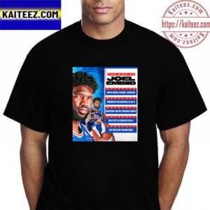 The Rise Of Joel Embiid Philadelphia 76ers In NBA Vintage T-Shirt