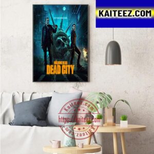 The Walking Dead Dead City 2023 First Poster Art Decor Poster Canvas