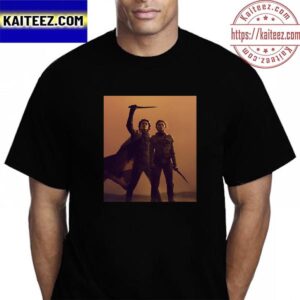 Timothee Chalamet And Zendaya In Dune Part 2 Vintage T-Shirt