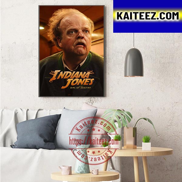 Toby Jones As Basil Shaw In Indiana Jones And The Dial Of Destiny Art Decor  Poster Canvas - Kaiteez