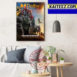 Transformers Rise Of The Beasts 2023 Dolby Cinema Poster Art Decor Poster Canvas