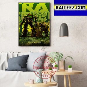 Transformers Rise Of The Beasts New Poster On The Regal Movies Art Decor Poster Canvas