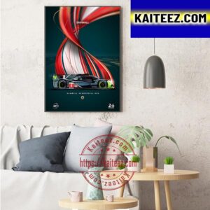 Vanwall Racing Team At Le Mans 24h Centenary Debut Art Decor Poster Canvas