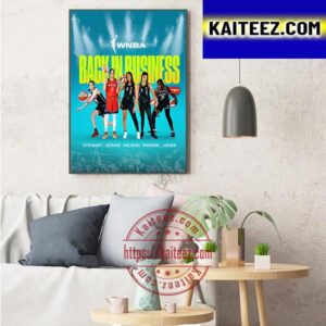 WNBA Back In Business Art Decor Poster Canvas