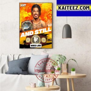 Wes Lee Is NXT And Still North American Champion Art Decor Poster Canvas