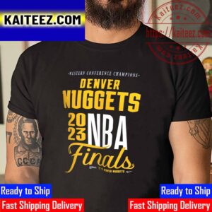 Western Conference Champions Denver Nuggets 2023 NBA Finals Vintage T-Shirt