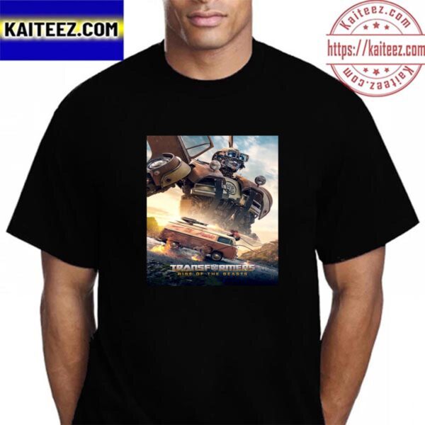 Wheeljack In Transformers Rise Of The Beasts 2023 New Poster Vintage T-Shirt