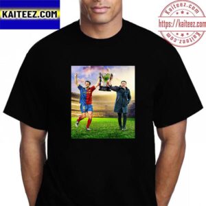 Xavi Won La Liga As A Barcelona Player And Manager Vintage T-Shirt