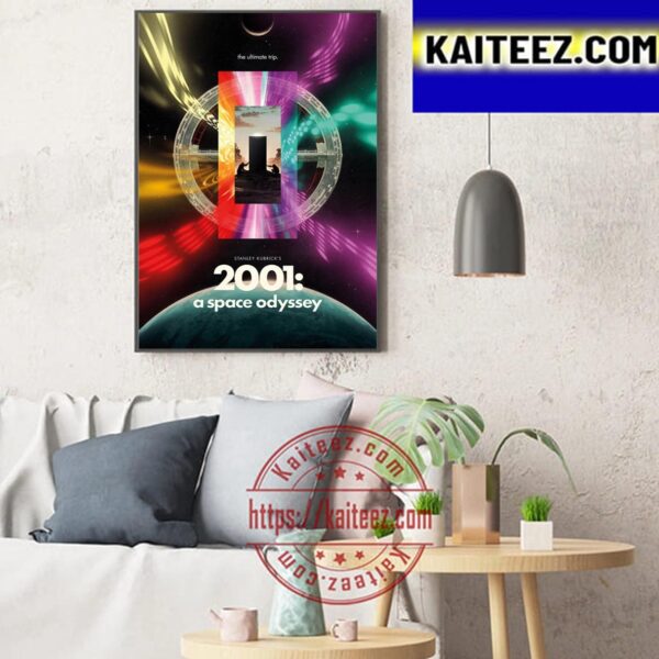 2001 A Space Odyssey Poster Art For Vol 2 Of The Film Vault Art Decor Poster Canvas